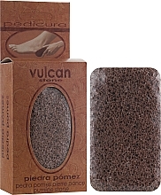 Fragrances, Perfumes, Cosmetics Pumice, 98x58x37mm, terracotta brown - Vulcan Pumice Stone