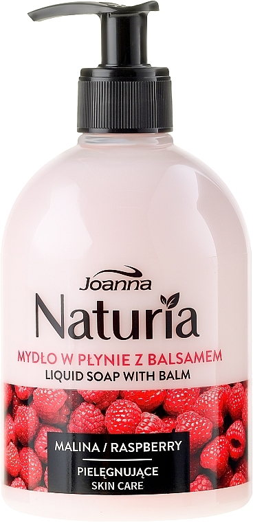 Liquid Soap "Raspberry" - Joanna Naturia Raspberry Liquid Soap — photo N2