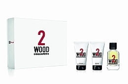 Fragrances, Perfumes, Cosmetics DSQUARED2 2 Wood - Set (edt/50ml + sh/gel/50ml + b/gel/50ml)	