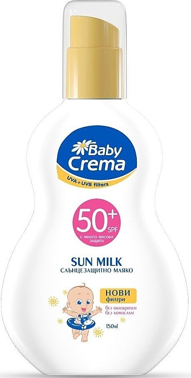 Sunscreen Milk-Spray - Baby Crema Sun Milk SPF 50+ — photo N1