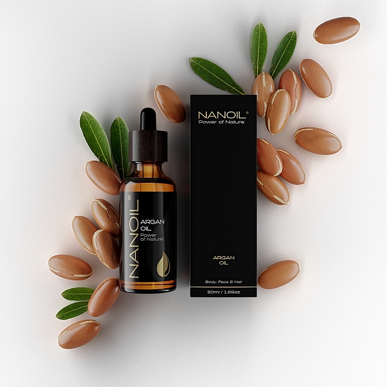 Argan Oil - Nanoil Body Face and Hair Argan Oil — photo N5