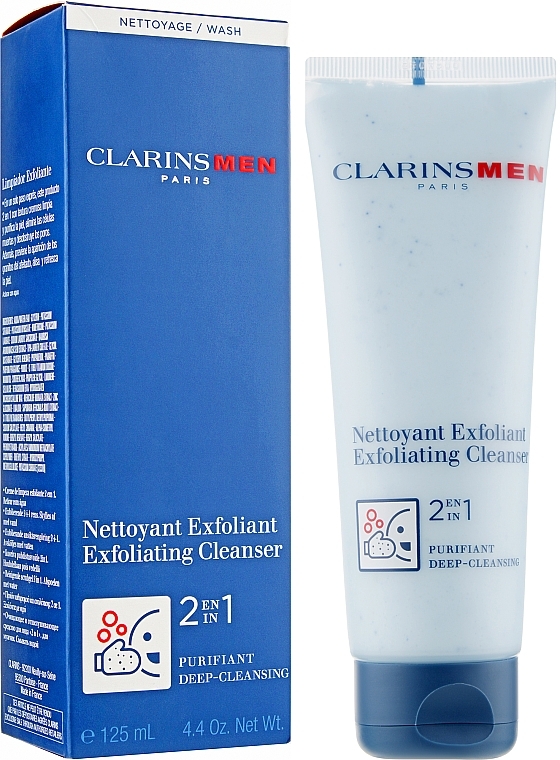 Exfoliating Face Cleanser - Clarins Men Exfoliating Cleanser — photo N2