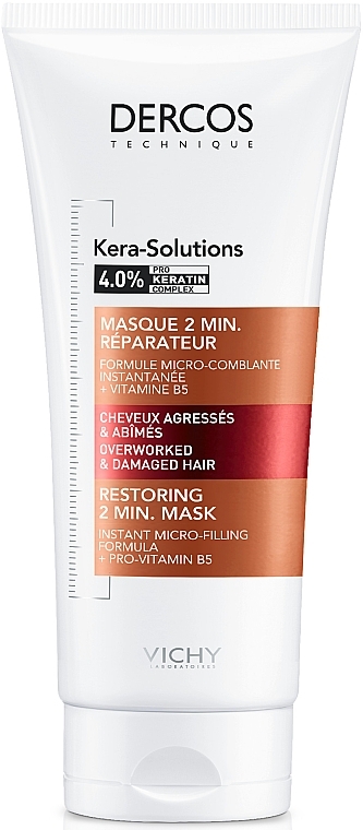 Repair Mask for Damaged Weak Hair - Vichy Dercos Kera-Solutions Conditioning Mask — photo N1