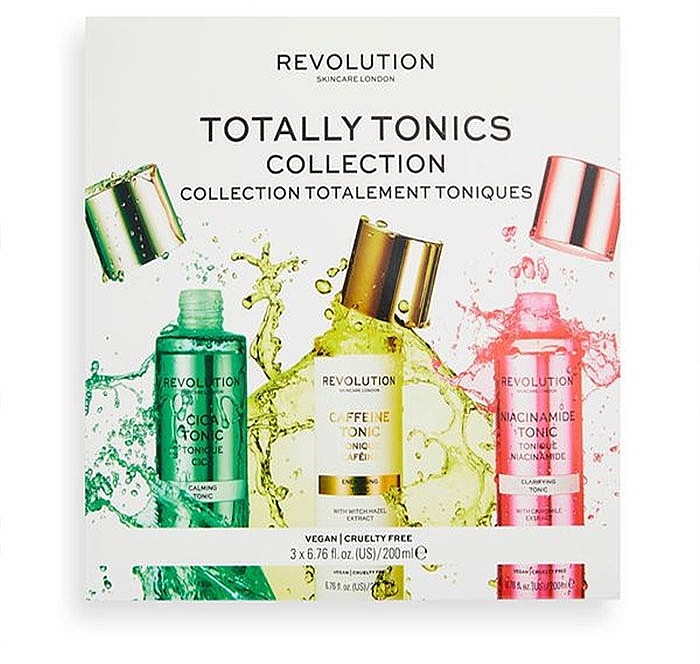 Set - Revolution Skincare Totally Tonics Collections (tonic/200ml x 3pcs) — photo N1