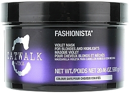 Fragrances, Perfumes, Cosmetics Purple Mask for Blonde Hair - Tigi Catwalk Fashionista Violet Mask For Blondes