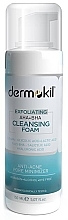 Fragrances, Perfumes, Cosmetics Exfoliating Face Foam with Niacinamide - Dermokil Exfoliating AHA+BHA Cleansing Foam