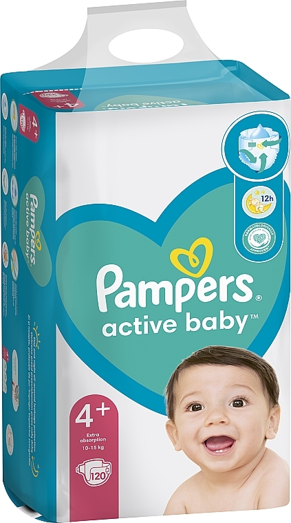 Diapers 'Active Baby', size 3 (Midi) 6-10 kg, 208 pcs. - Pampers — photo N17