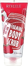 Fragrances, Perfumes, Cosmetics Strawberry & Chia Body Scrub - Revuele Foaming Body Scrub Strawberry and Chia