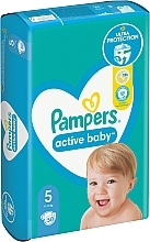Pampers Active Baby Diapers 5 (11-16 kg), 50 pcs - Pampers — photo N25