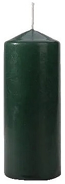 Cylindrical Candle 60x150 mm, green - Bispol — photo N1