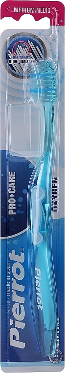 Medium Toothbrush, blue - Pierrot Oxygen Medium Toothbrush — photo N1