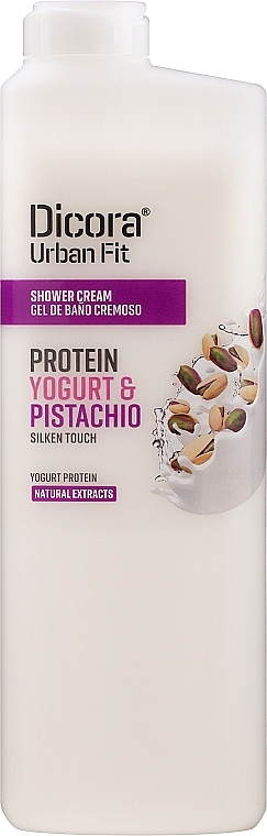 Cream Shower Gel "Protein Yoghurt & Pistachios" - Dicora Urban Fit Shower Cream Protein Yogurt & Pistachio — photo N3