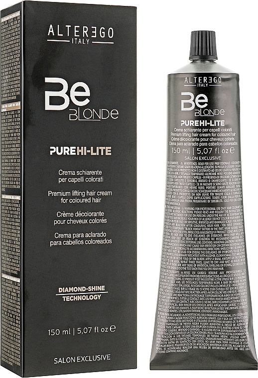 Bleaching Cream for Colored Hair - Alter Ego Be Blonde Pure Hi-Lite — photo N2