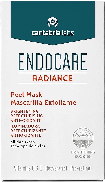 フェイスピーリング - Cantabria Labs Endocare Radiance Peel Mask — photo N1