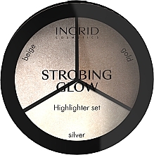 Fragrances, Perfumes, Cosmetics Strobing Palette - Ingrid Cosmetics Strobing Glow Palette