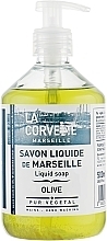 Fragrances, Perfumes, Cosmetics Liquid Soap "Olive" - La Corvette Liquid Soap