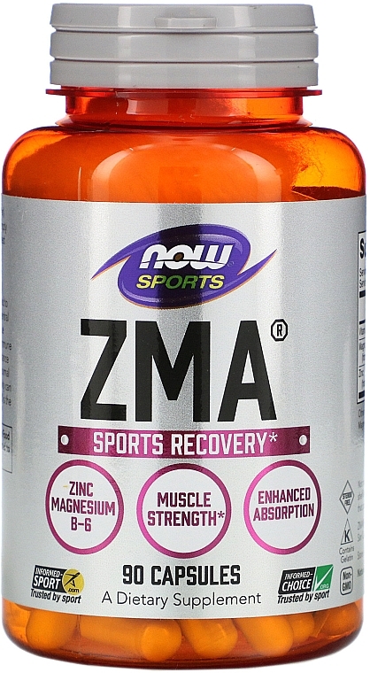 Capsules "ZMA Sports Recovery" - Now Foods ZMA Sports Recovery Capsules — photo N3