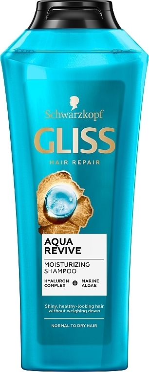 Shampoo - Gliss Aqua Revive Moisturizing Shampoo — photo N2