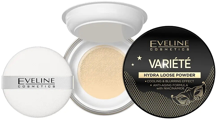 Cooling Loose Powder - Eveline Cosmetics Variete Hydra Loose Powder — photo N1