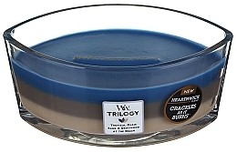 Fragrances, Perfumes, Cosmetics Scented Candle in Glass - Woodwick Hearthwick Flame Ellipse Trilogy Candle Nautical Escape