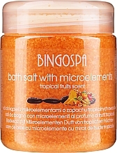 Bath Salt with Microelements & Tropical Fruits Scent - BingoSpa Bath Salt With Microelements & Tropical Fruits Scent — photo N3