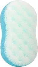 Fragrances, Perfumes, Cosmetics Massage Sponge 'Motyl', blue - Sanel