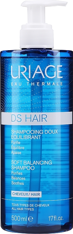 Gentle Balancing Shampoo - Uriage DS Hair Soft Balancing Shampoo — photo N7