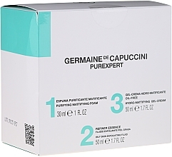 Fragrances, Perfumes, Cosmetics Set - Germaine de Capuccini Purexpert Special Set 1-2-3 Oily (f/foam/30ml + fluid/50ml + f/gel/50ml)