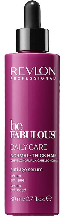 Anti-Aging Serum for Normal & Thick Hair - Revlon Professional Be Fabulous Daily Care Anti-Aging Serum — photo N1