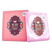 Fragrances, Perfumes, Cosmetics Hydro Gel Face Mask with Ruby - Petitfee & Koelf Ruby & Bulgarian Rose Hydro Gel Mask