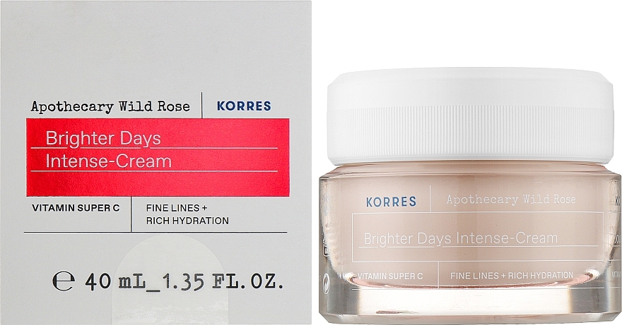 Intensive Day Face Cream - Korres Apothecary Wild Rose Brighter Days Intense-Cream — photo N9