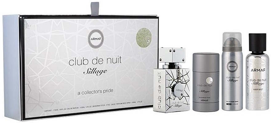 Armaf Club De Nuit Sillage - Set (edp/30ml+deo/stick/75g+b/spray/50ml+h/mist/55ml) — photo N1