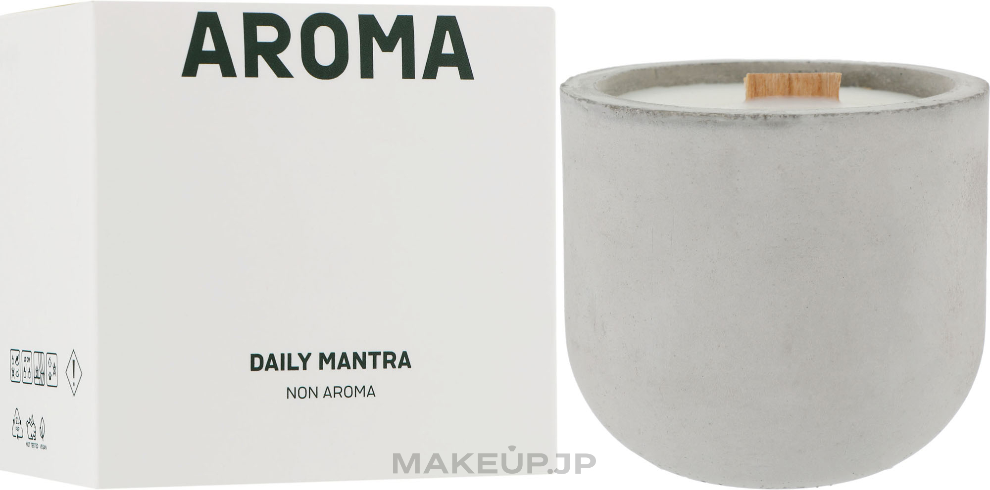 Fragrance-Free Meditation Candle - Sister's Aroma Daily Mantra Non Aroma — photo 200 g