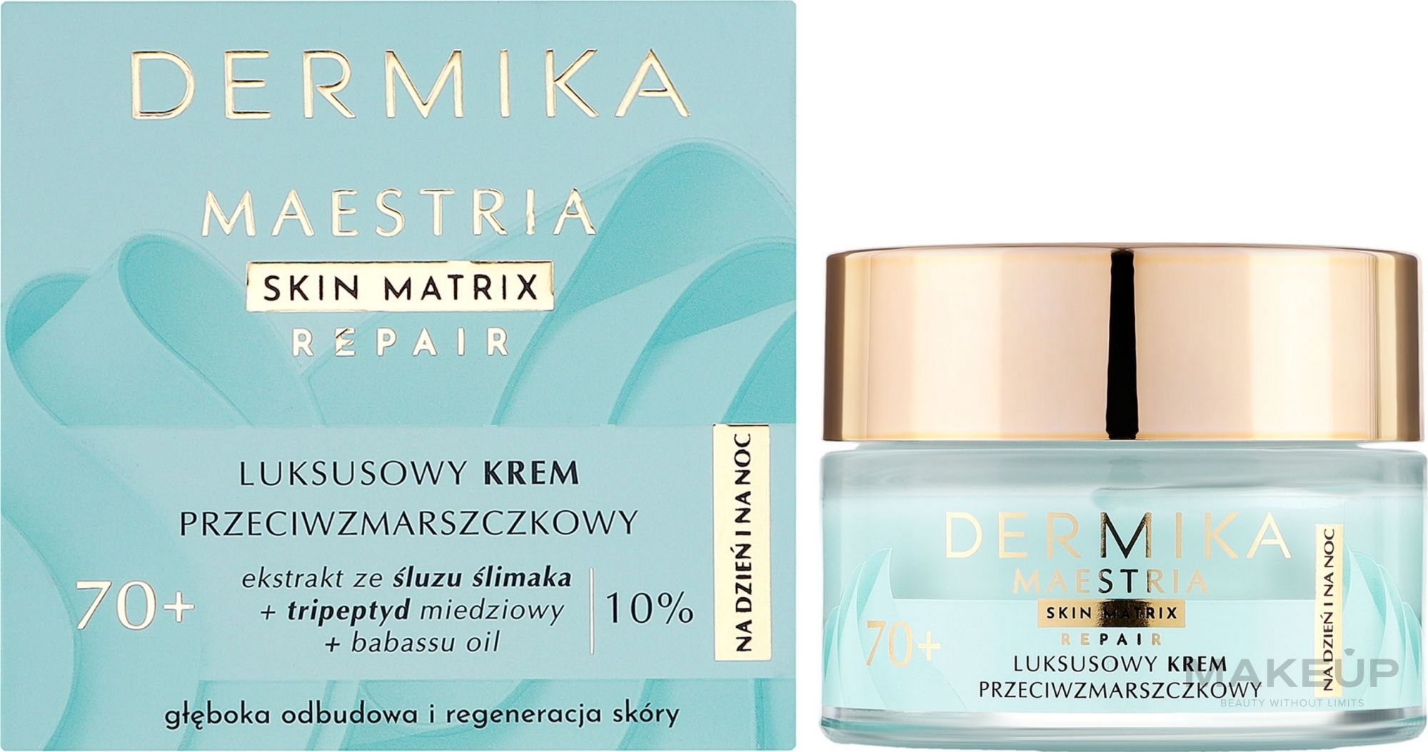 Luxurious Anti-Wrinkle Day & Night Cream 70+ - Dermika Maestria Skin Matrix — photo 50 ml