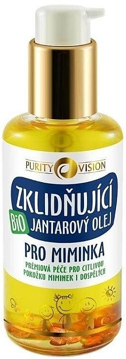 Organic Soothing Baby Amber Oil - Purity Vision Bio Organic Soothing Amber Oil For Babies — photo N1