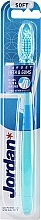 Soft Toothbrush 'Target', blue without patterns - Jordan Target Teeth & Gums Soft — photo N1