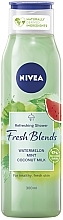 Fragrances, Perfumes, Cosmetics Shower Gel "Watermelon, Mint and Coconut Milk" - Nivea Fresh Blends Refreshing Shower Watermelon Mint Coconut Milk