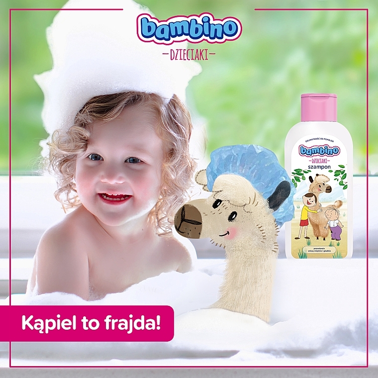 Baby Hair Shampoo ‘Lolek & Bolek on Train’ - Bambino Shampoo Special Edition — photo N5