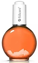 Nail & Cuticle Oil with Shells - Silcare Mango Orange With Shells Nail & Cuticle Oil — photo N1