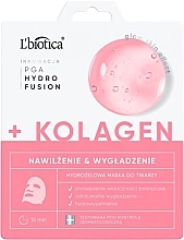 Fragrances, Perfumes, Cosmetics Hydrogel Collagen Face Mask - L'biotica PGA Hydro Fusion + Kolagen