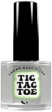 Fragrances, Perfumes, Cosmetics Base & Top Coat - Tic Tac Toe Vegan Base & Top