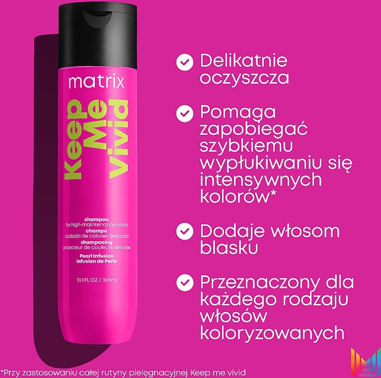 Vivid Shampoo for Colored Hair - Matrix Total Results Keep Me Vivid Shampoo — photo N3