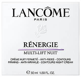 Anti-Wrinkle Night Lifting Cream - Lancome Renergie Multi-Lift Night Cream — photo N2