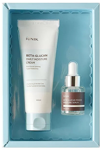 Set (Cr/60ml + Ser/15ml) - iUNIK Beta-Glucan Edition Skin Care Set  — photo N1