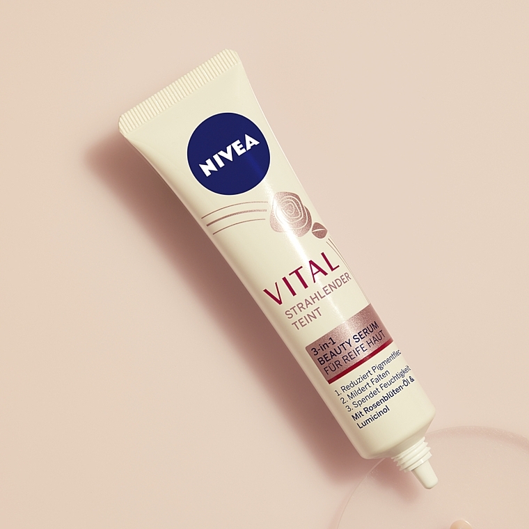 3in1 Face Serum - Nivea Vital Radiant Complexion 3-In-1 Beauty Serum — photo N4