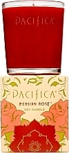 Fragrances, Perfumes, Cosmetics Soy Candle - Pacifica Persian Rose Soy Candle