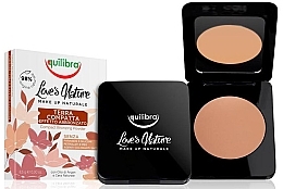 Fragrances, Perfumes, Cosmetics Bronzing Compact Face Powder - Equilibra Love's Nature Compact Bronzing Powder