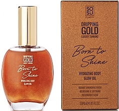 Fragrances, Perfumes, Cosmetics Bronzing Body Oil - Sosu by SJ Dripping Gold Born to Shine Hydrating Body Glow Oil Bronzed
