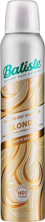 Dry Shampoo - Batiste Dry Shampoo Plus With A Hint Of Colour Brilliant Blonde — photo N1