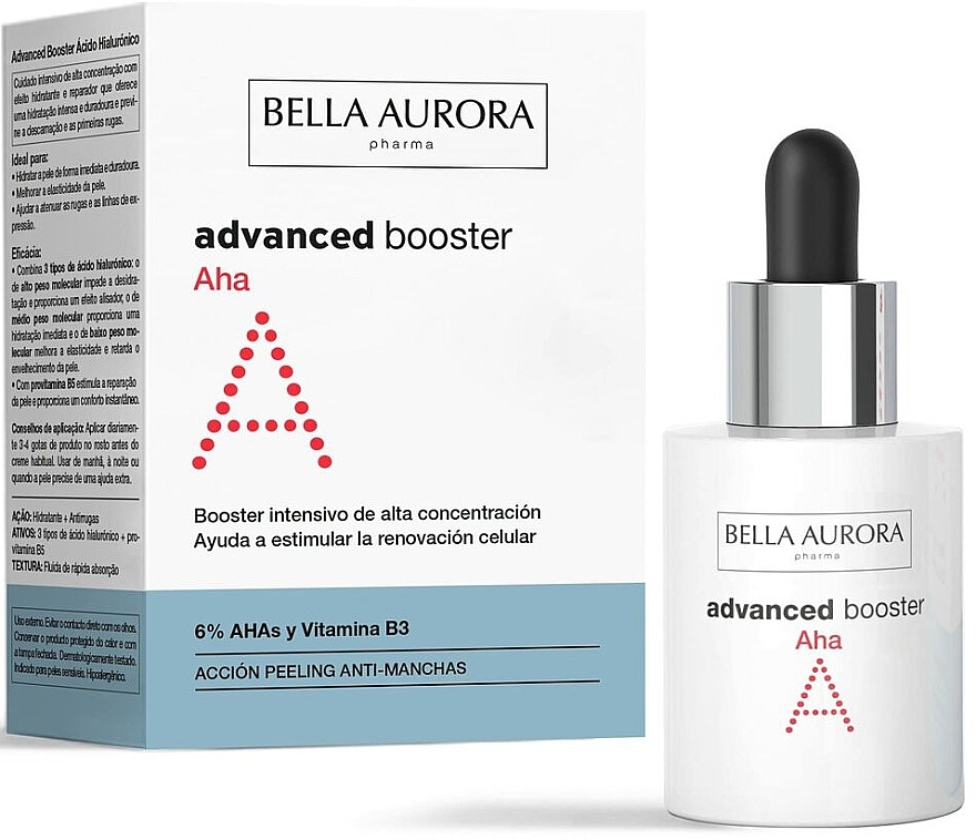 Gentle Peeling Face Serum - Bella Aurora Advanced Aha Booster — photo N2